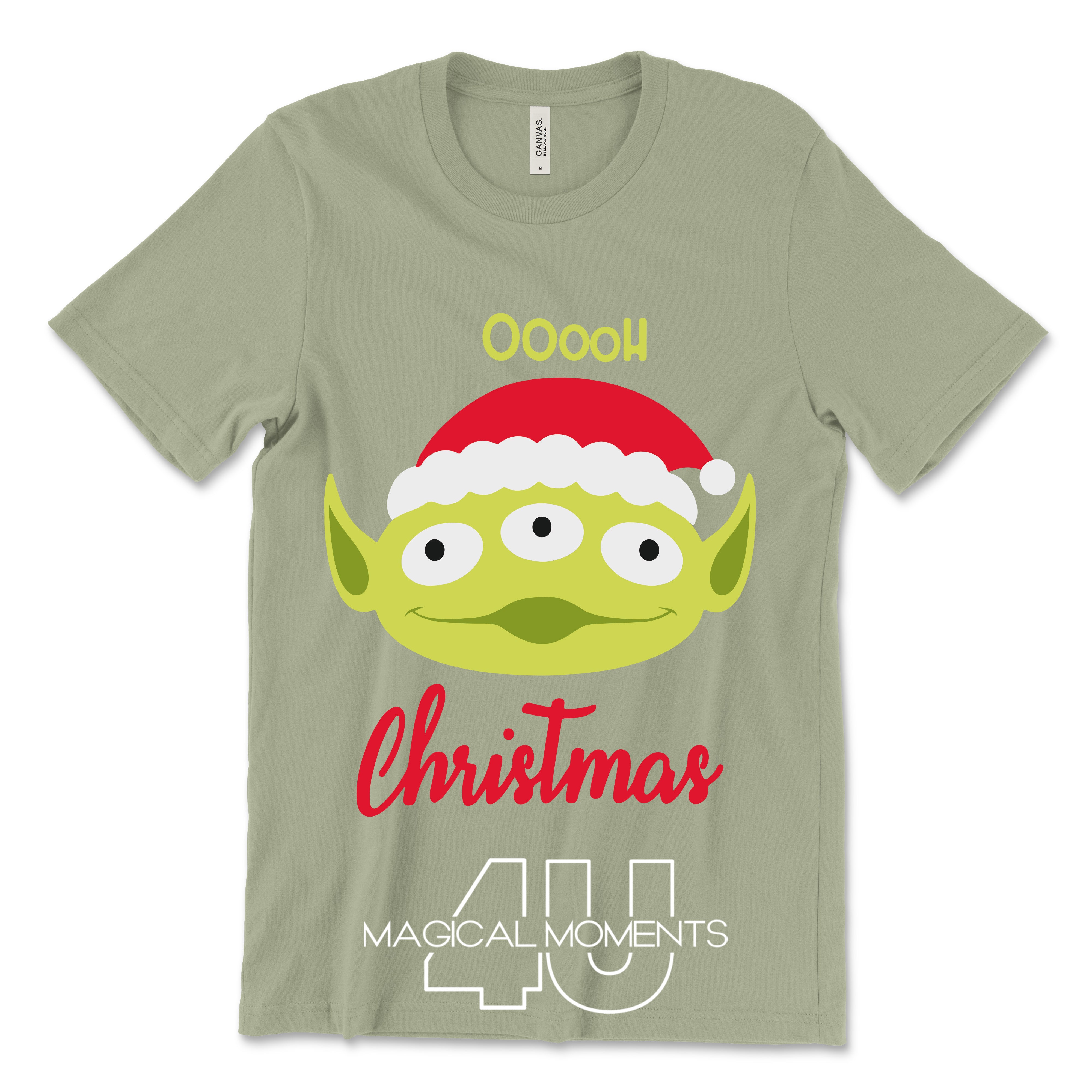 Toy Story Alien Ooooh Christmas T-Shirt Design, Digital Download PNG File