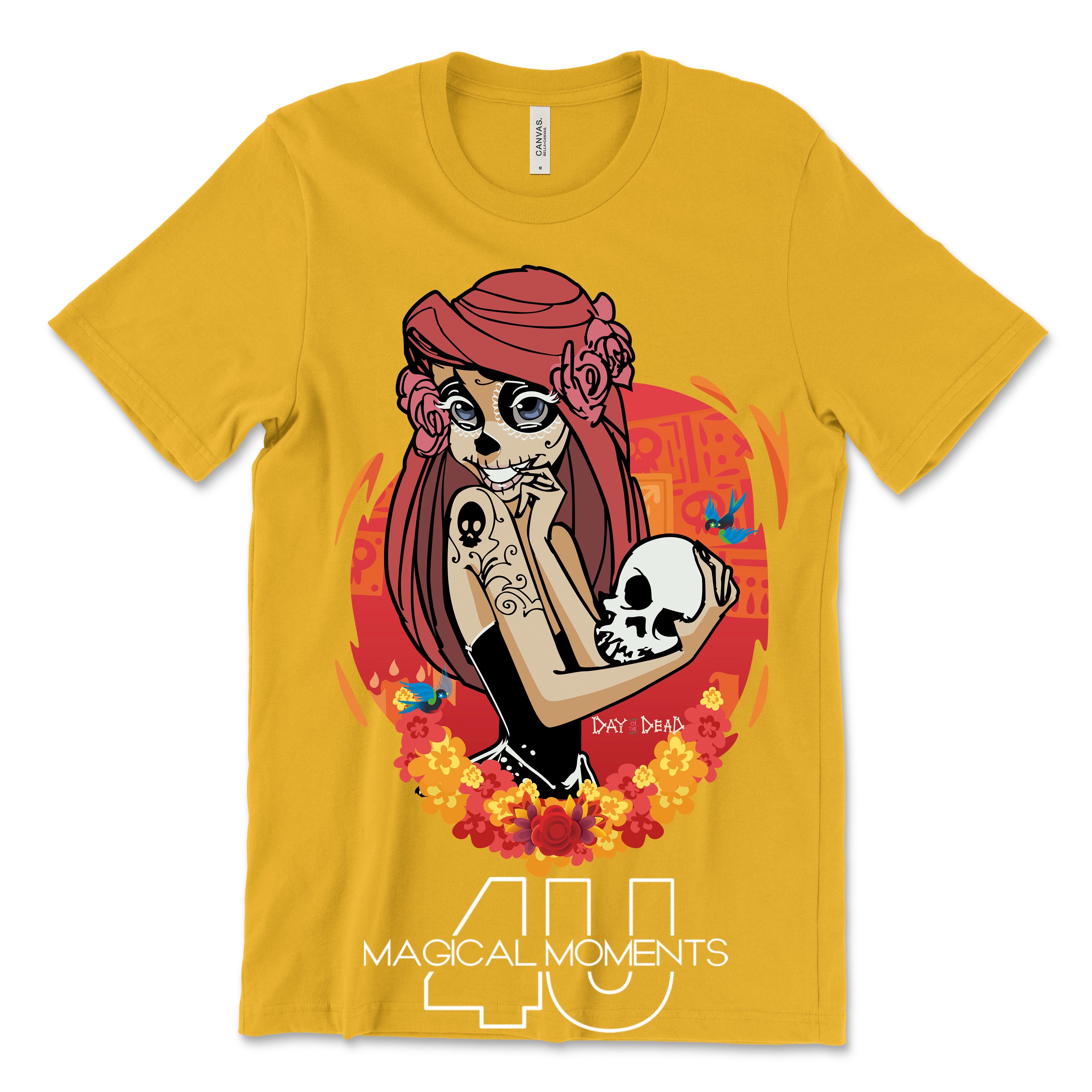 The Little Mermaid T-Shirt Design, Ariel Princess, Ariel Catrina Day Of The Day, Digital Download PNG File