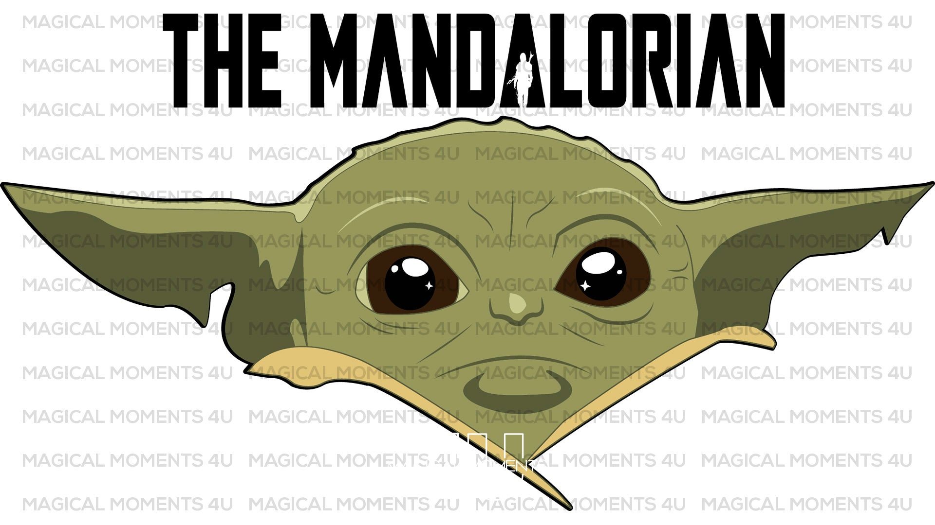 Star Wars Grogu The Mandalorian SVG, Baby Yoda SVG File, Digital Download, PNG, JPG, DXF